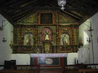 Intérieur de la chapelle de Pereje